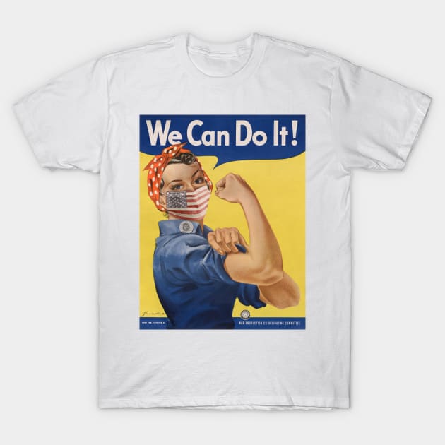 We Can Do It! Rosie the Riveter Coronavirus 2020 Poster T-Shirt by reapolo